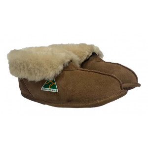 Ladies soft sole sheepskin slippers